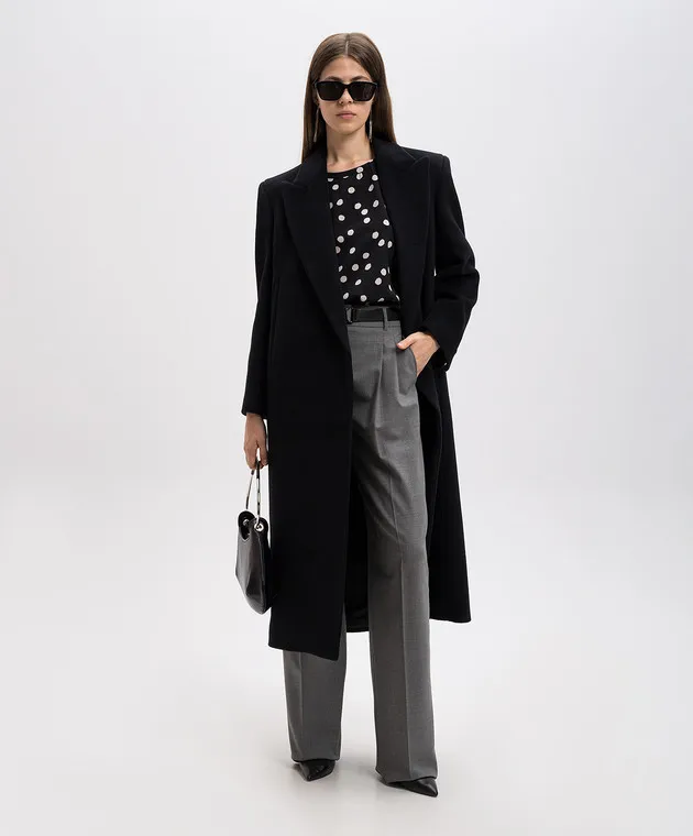 Max Mara RAID wool gray pants