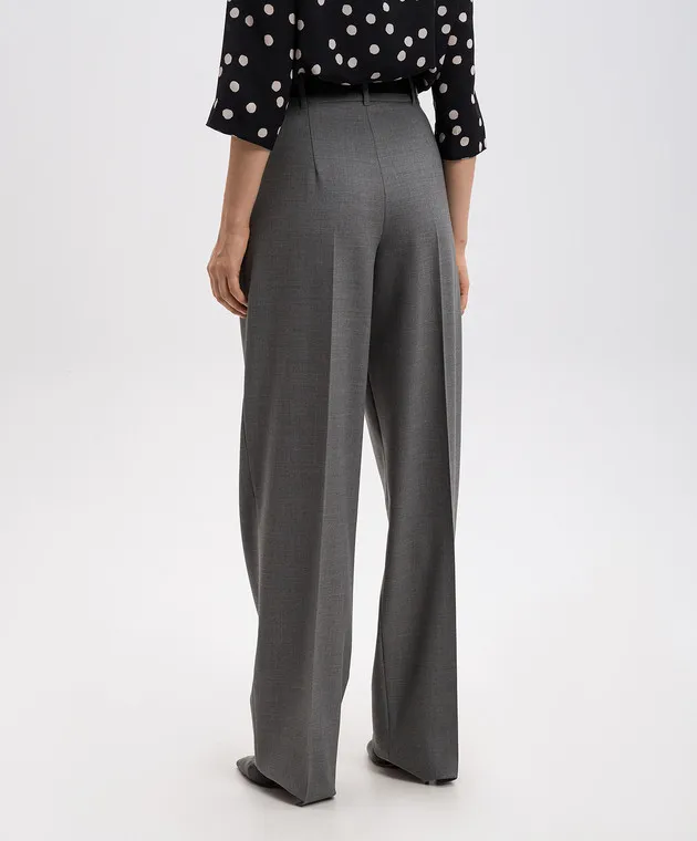 Max Mara RAID wool gray pants