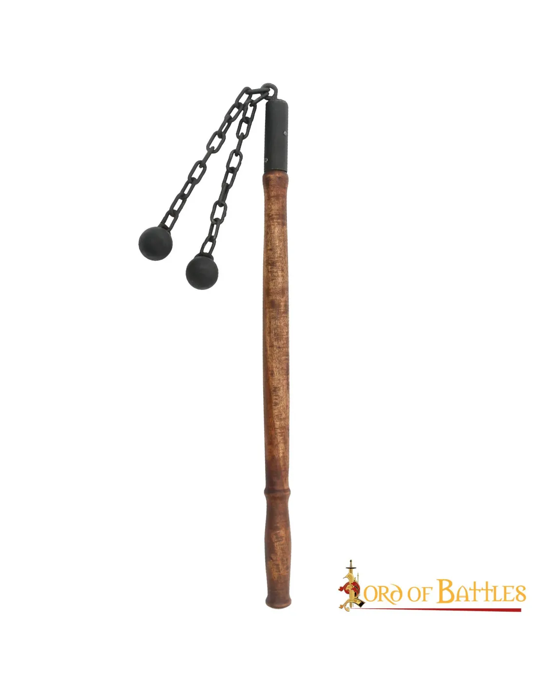 Maza medieval de batalla, doble bola