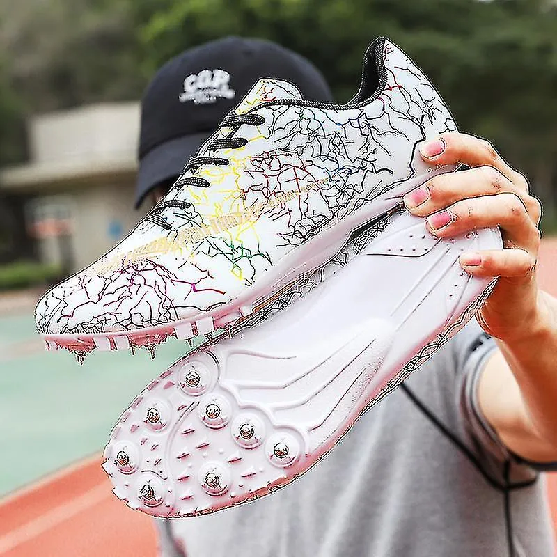 MENS TRACK AND FIELD SHOES SPIKES TRACK RACE JUMPING SNEAKERS PROFESSIONAL RUNNING NAIL SPIKES SHOES HJ259 JX
