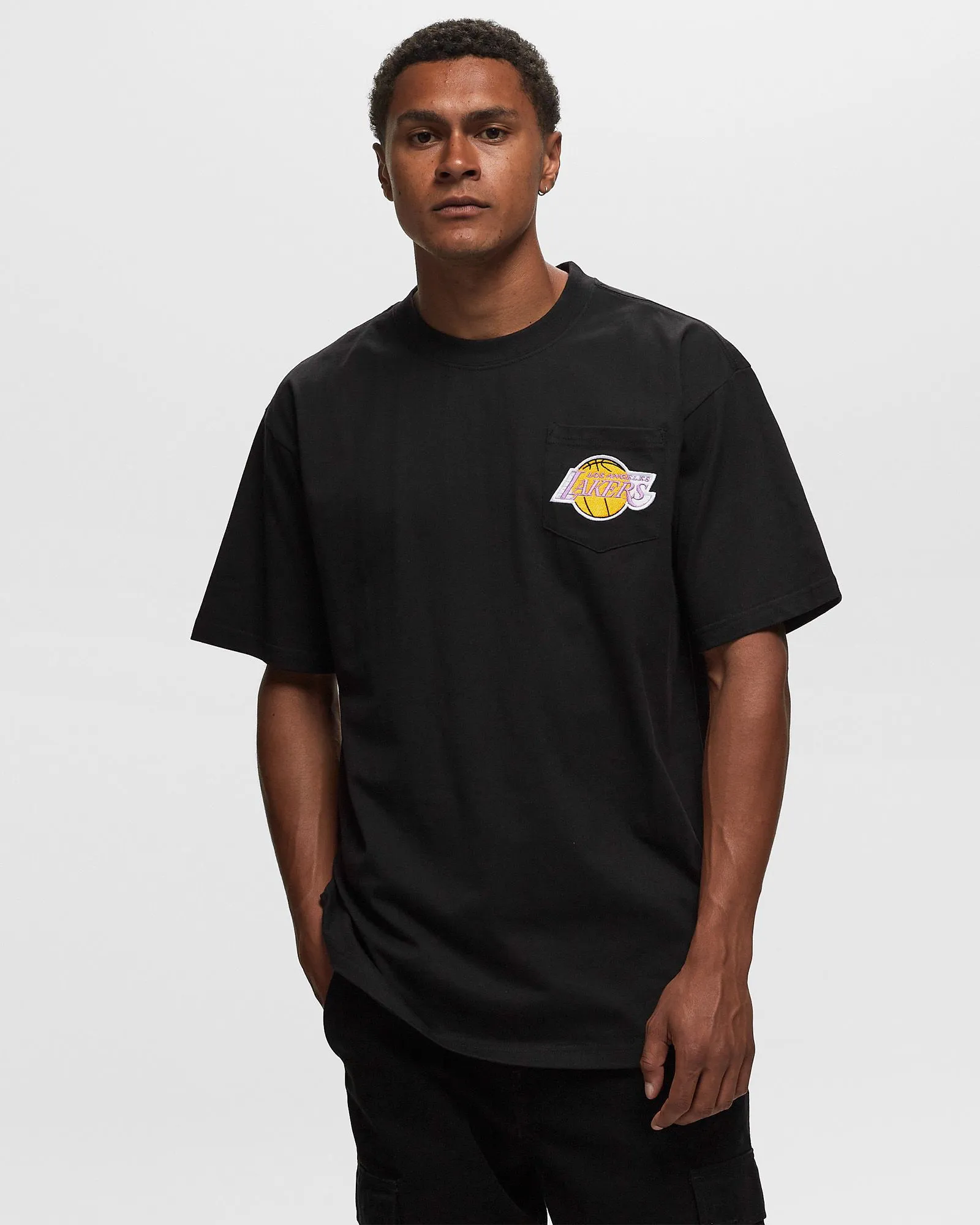 Mitchell & Ness NBA PREMIUM POCKET TEE LOS ANGELES LAKERS