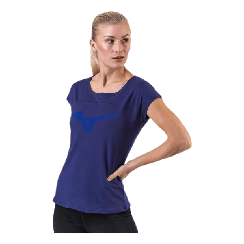 Mizuno Heritage Tee Purple