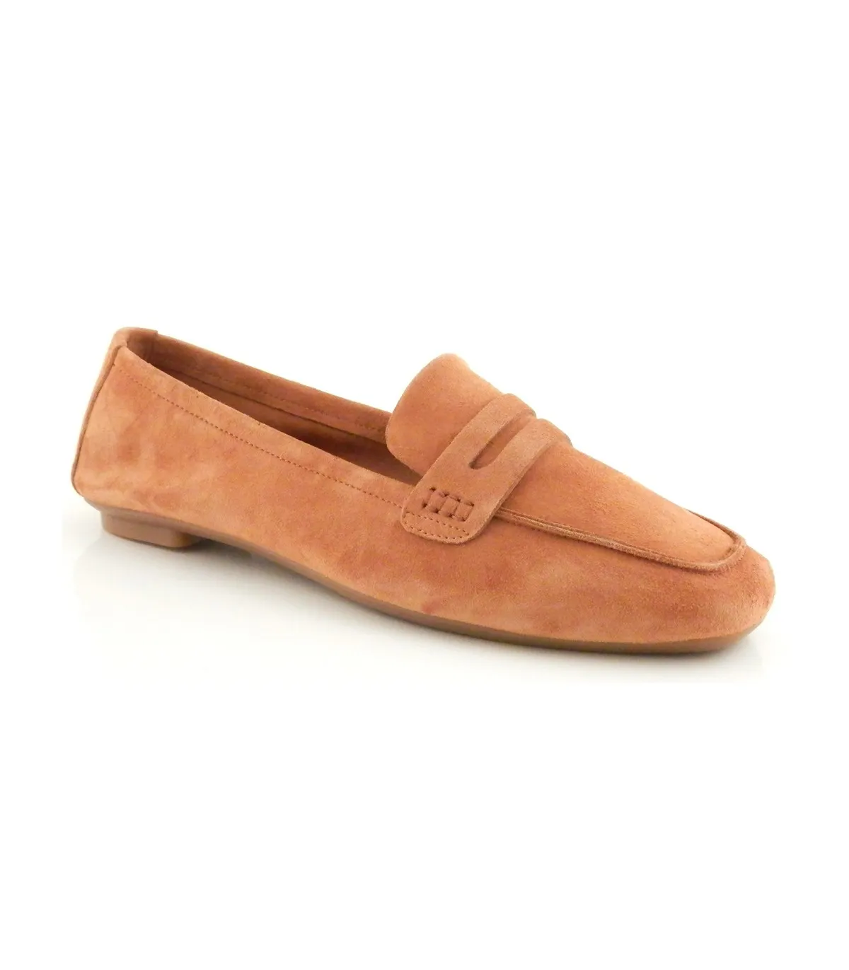 Mocasín de color camel para mujer