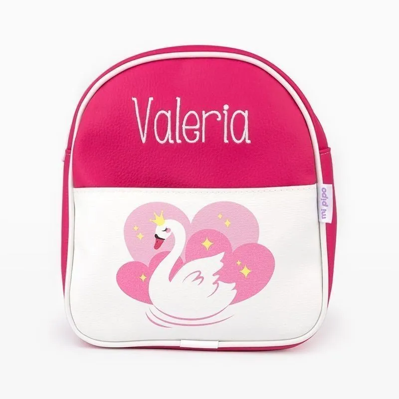 Mochila guardería personalizada Cisne