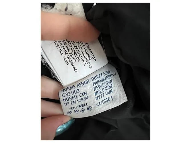 Moncler chaqueta negra Negro 