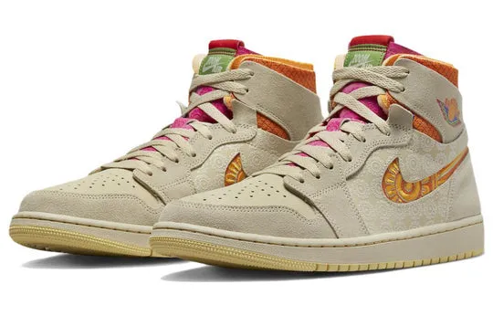 N372O Air Jordan 1 High Zoom Comfort 'Somos Familia' Dia de Muertos