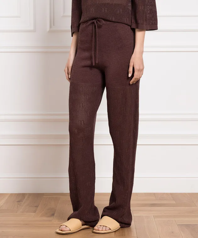 Nanushka Brown pants Numa