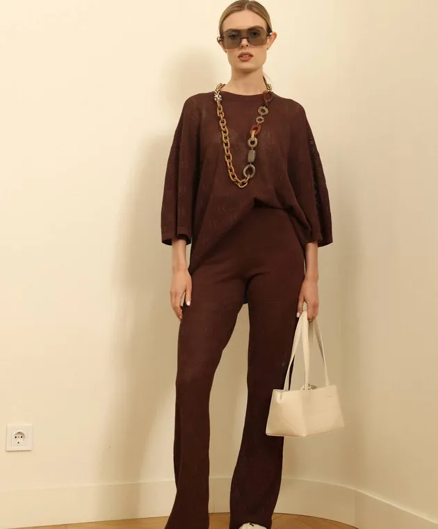 Nanushka Brown pants Numa