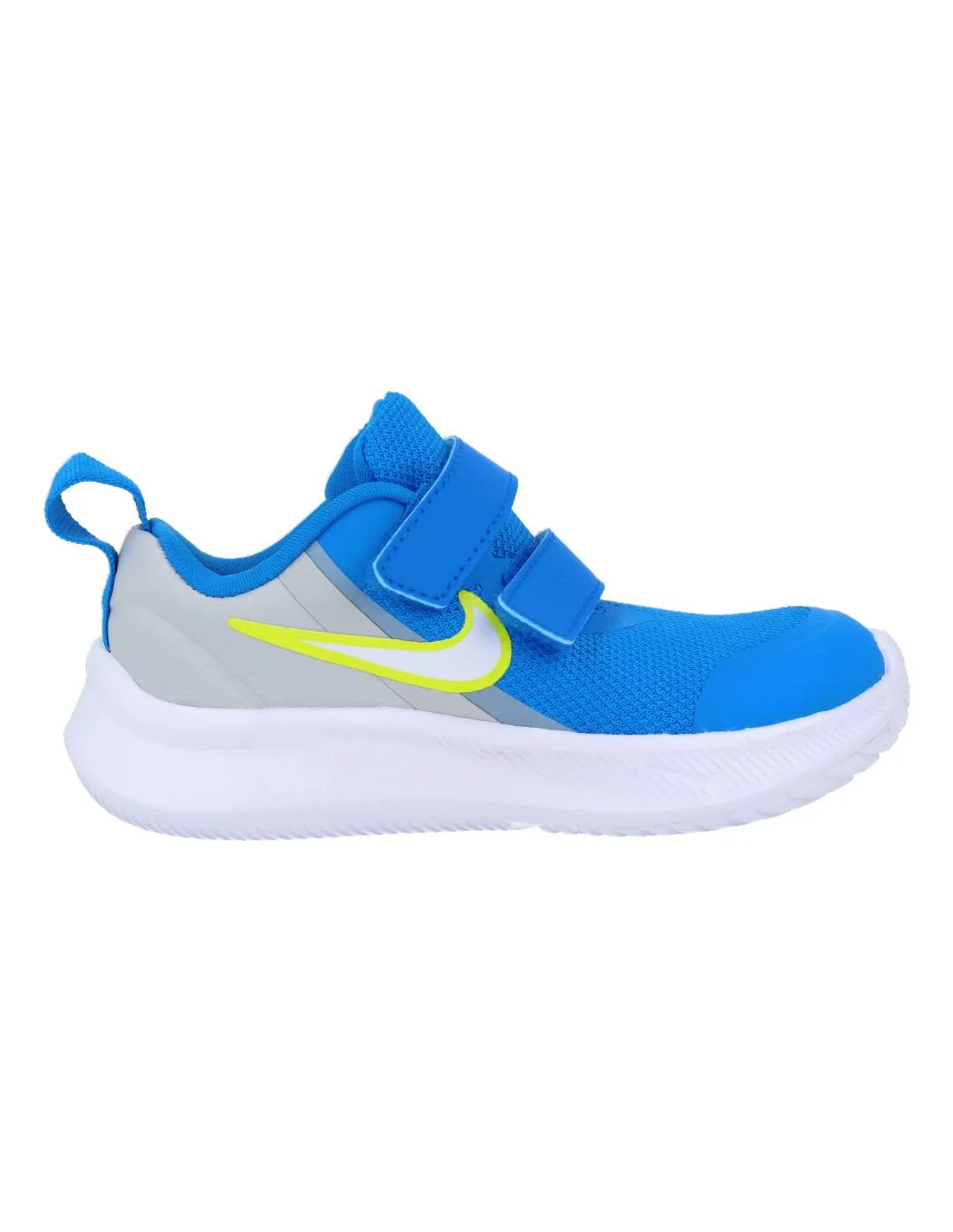 NIKE  DEPORTIVA STAR RUNNER 3 BEBé GRIS Y AZUL