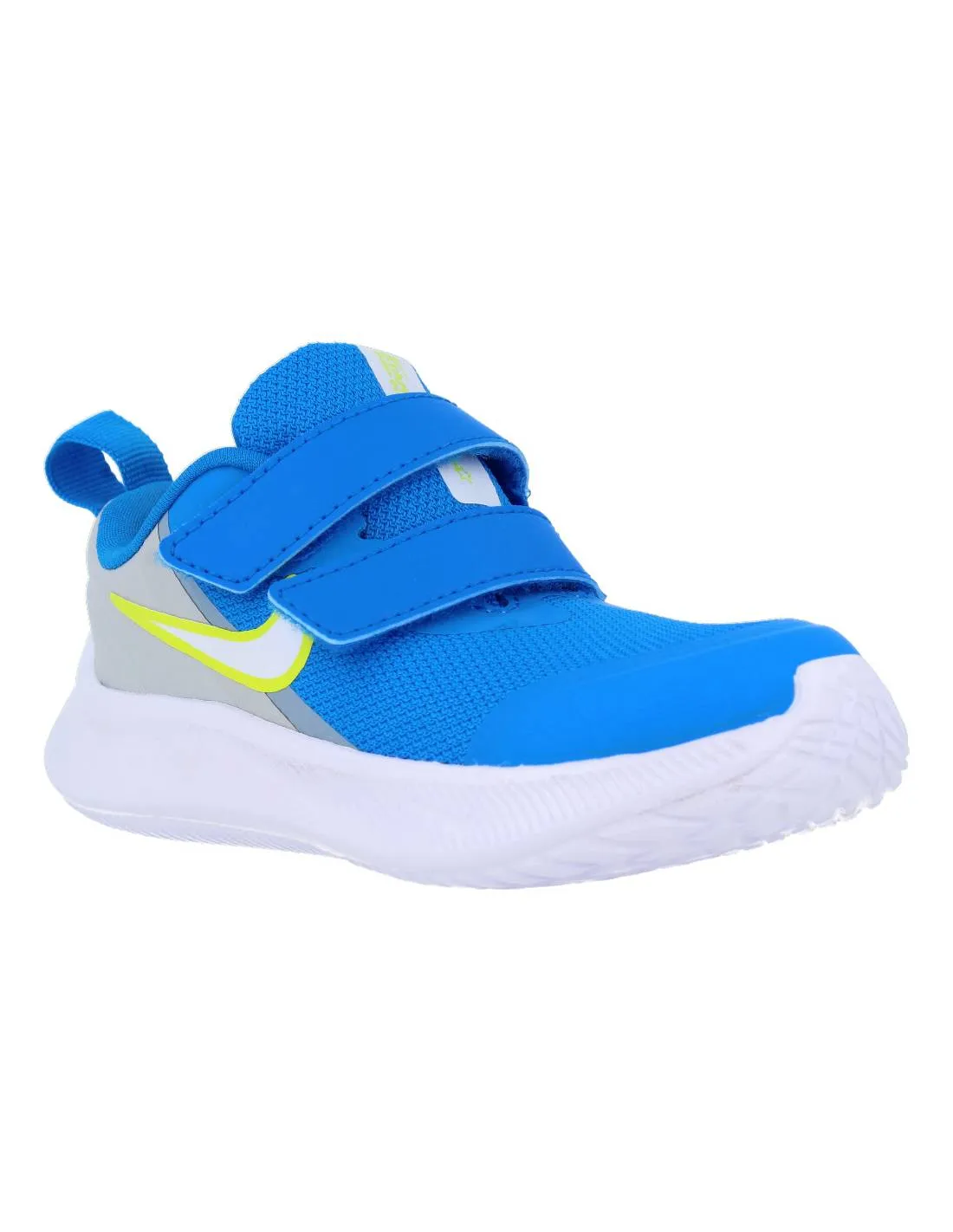 NIKE  DEPORTIVA STAR RUNNER 3 BEBé GRIS Y AZUL
