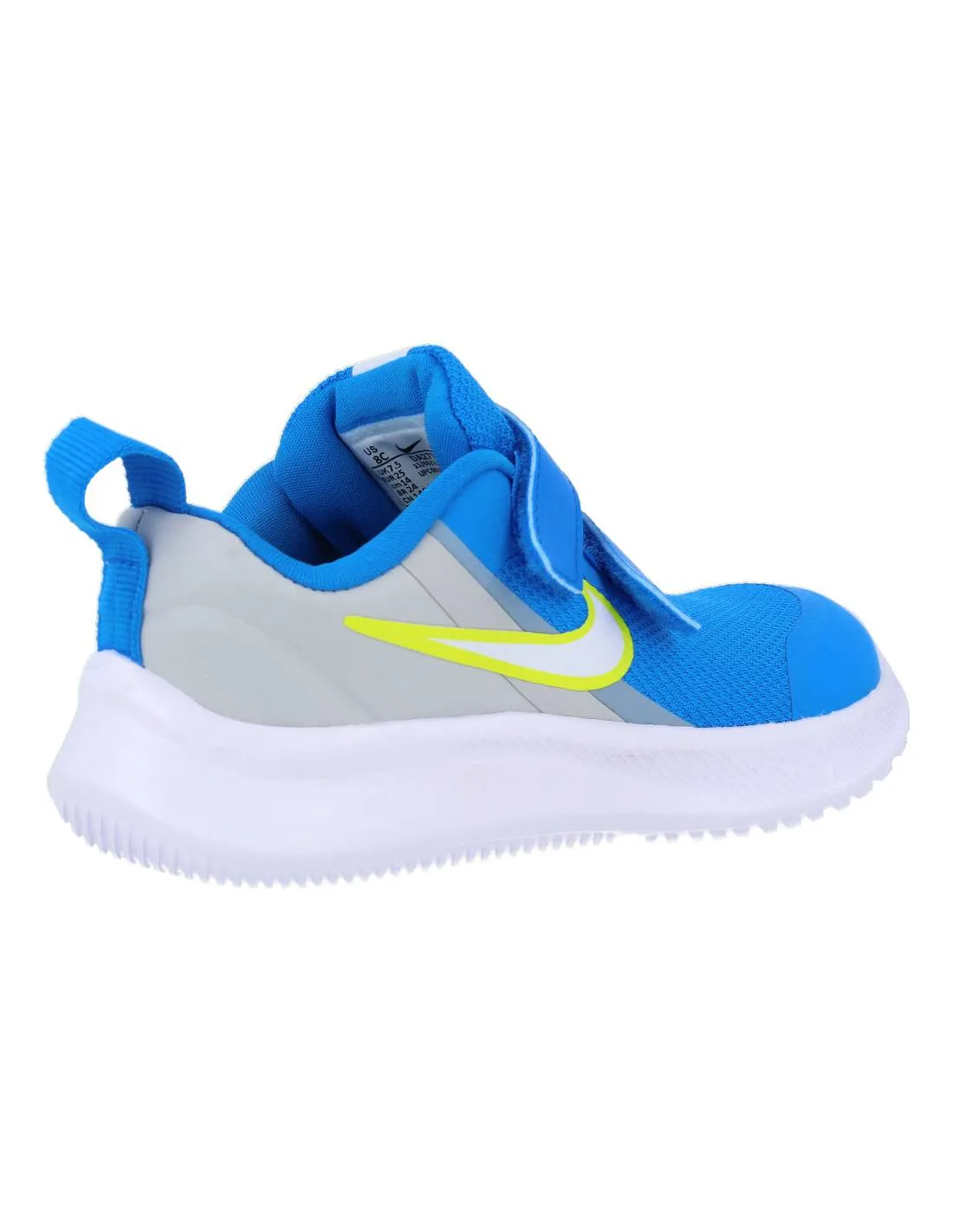 NIKE  DEPORTIVA STAR RUNNER 3 BEBé GRIS Y AZUL