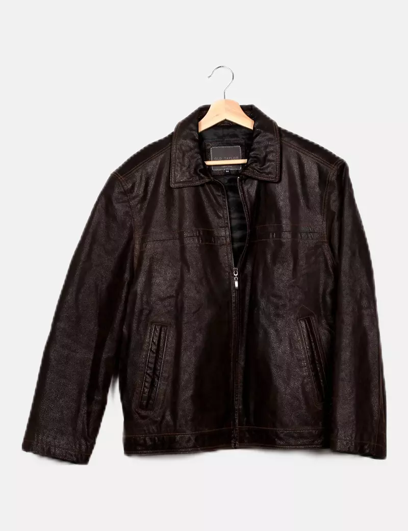 Old taylor Chaqueta marrón piel