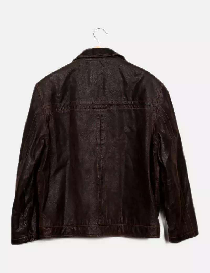 Old taylor Chaqueta marrón piel