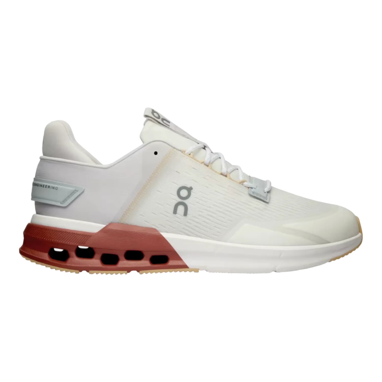 ON SHOES CLOUDNOVA FLUX UNDYEDWHITE/AUBURN 3MD10262268