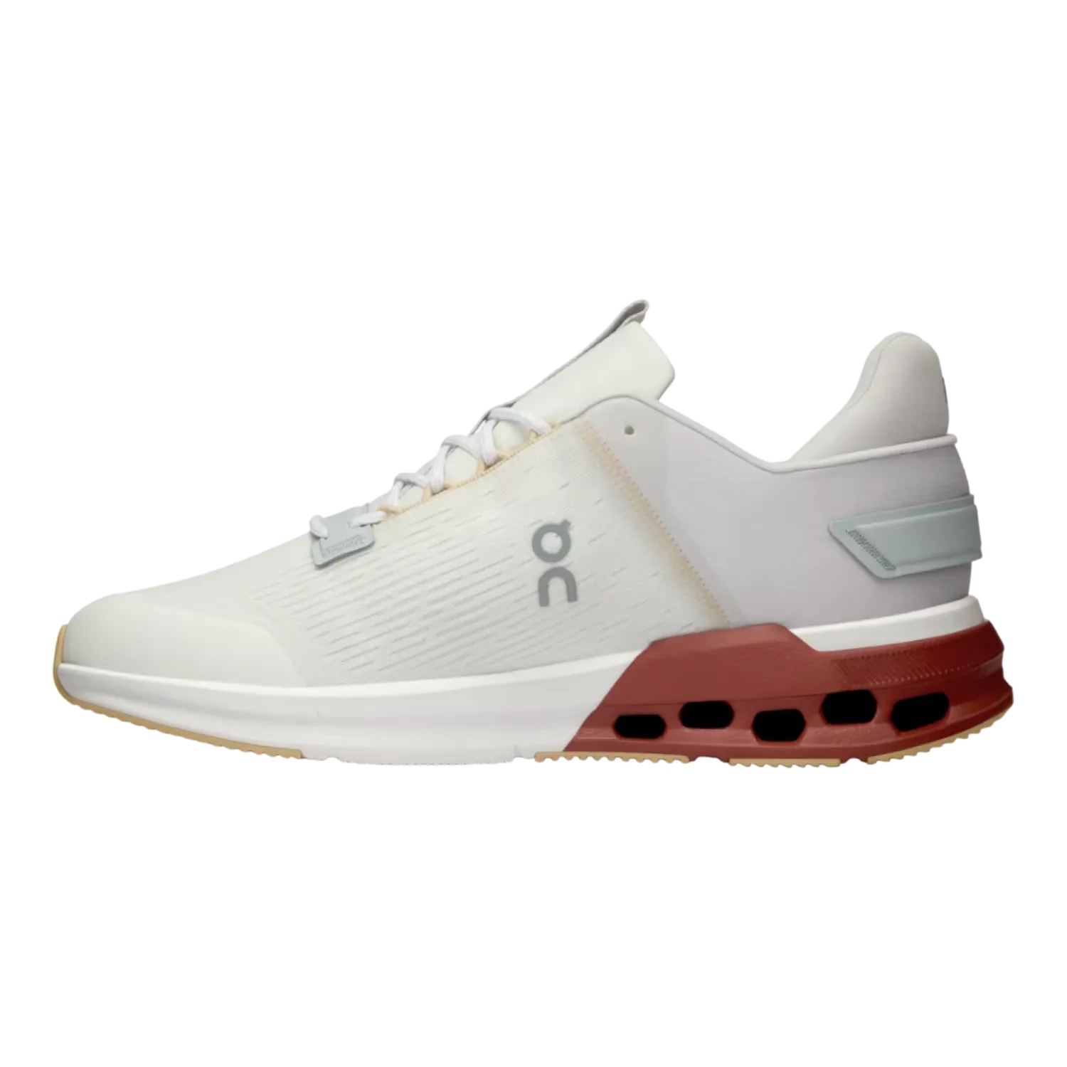 ON SHOES CLOUDNOVA FLUX UNDYEDWHITE/AUBURN 3MD10262268