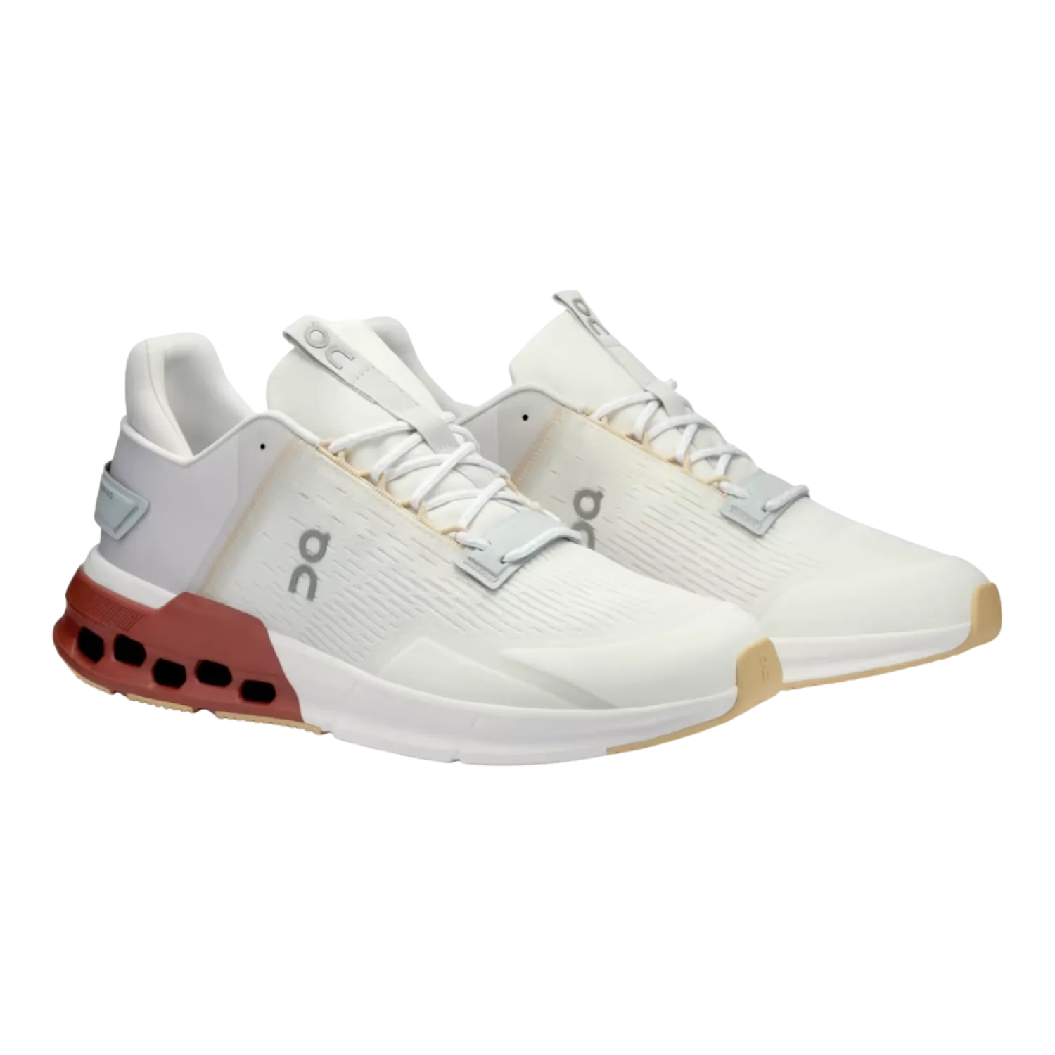 ON SHOES CLOUDNOVA FLUX UNDYEDWHITE/AUBURN 3MD10262268