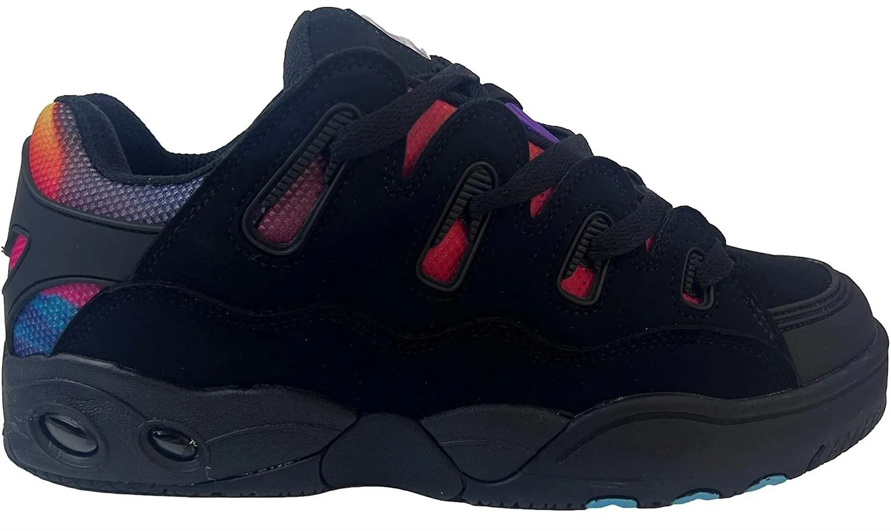 OSIRIS D3 OG BLACK BLACK MULTI MENS SKATE TRAINERS SHOES9