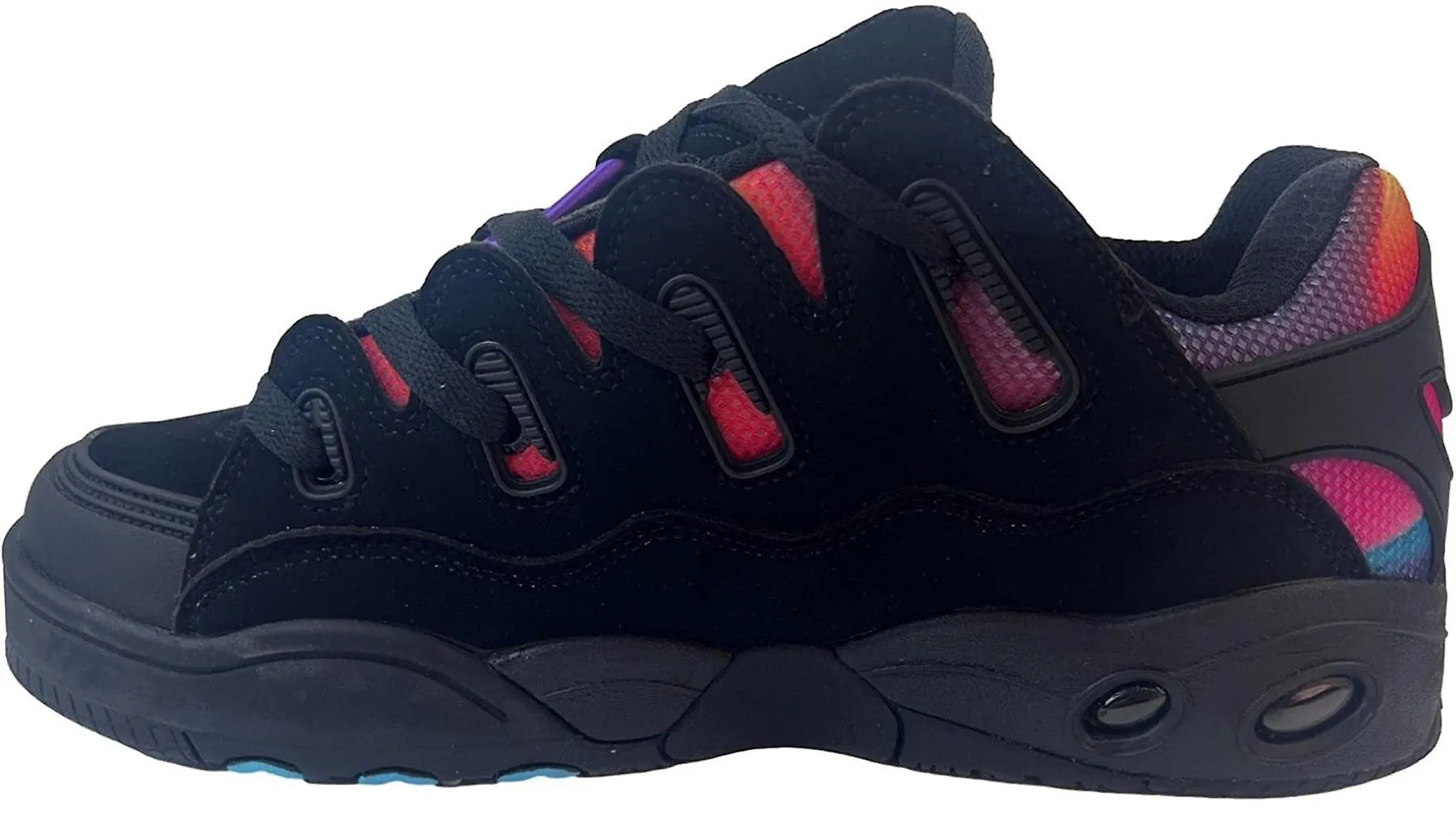 OSIRIS D3 OG BLACK BLACK MULTI MENS SKATE TRAINERS SHOES9