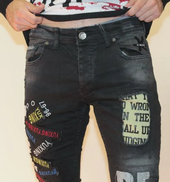 PANTALON LOWCOSTMANIA 4549 NEGRO