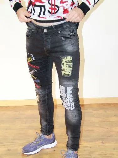 PANTALON LOWCOSTMANIA 4549 NEGRO