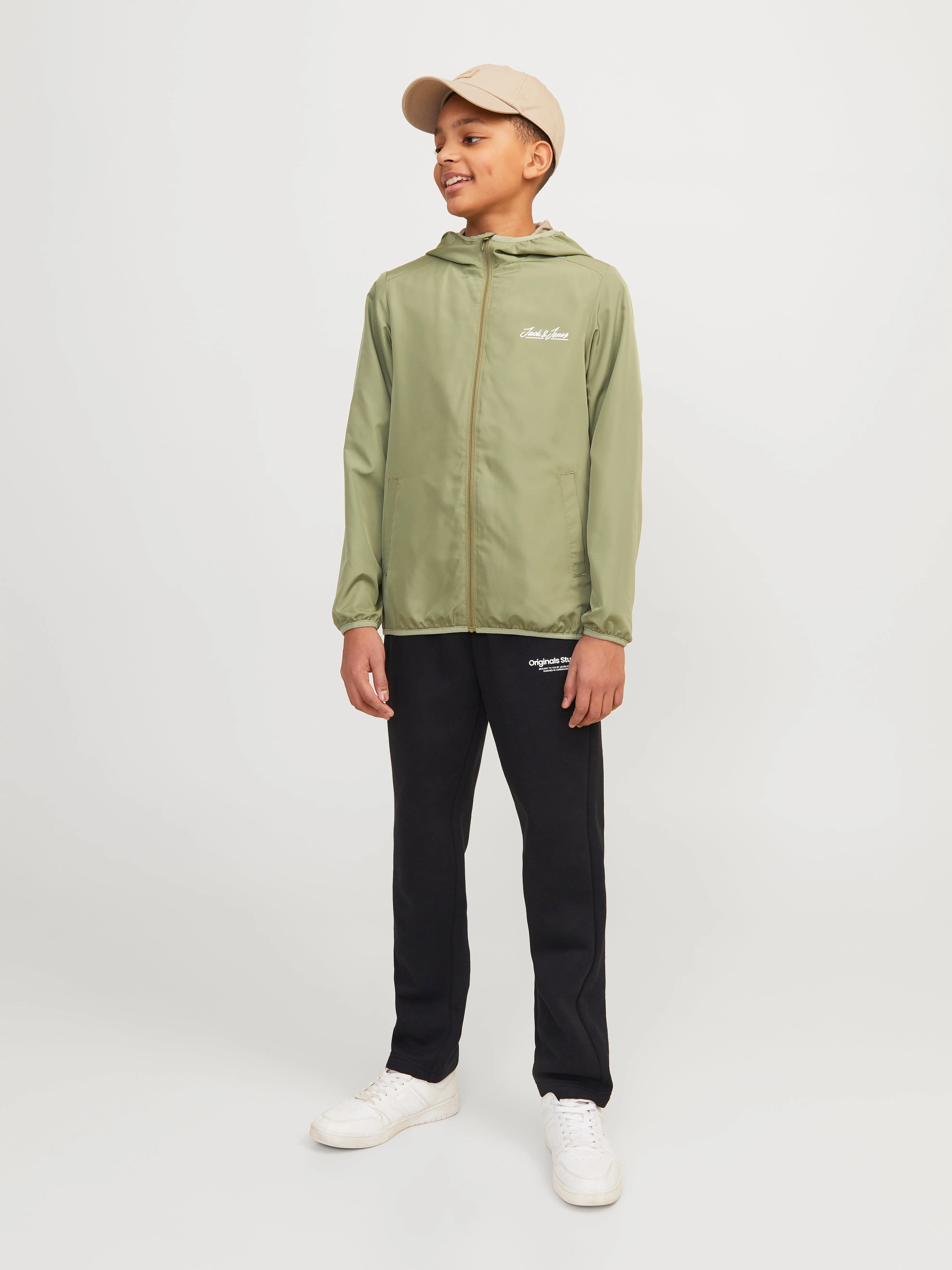 Pantalones de ajuste relajado Junior | Negro | Jack & Jones®