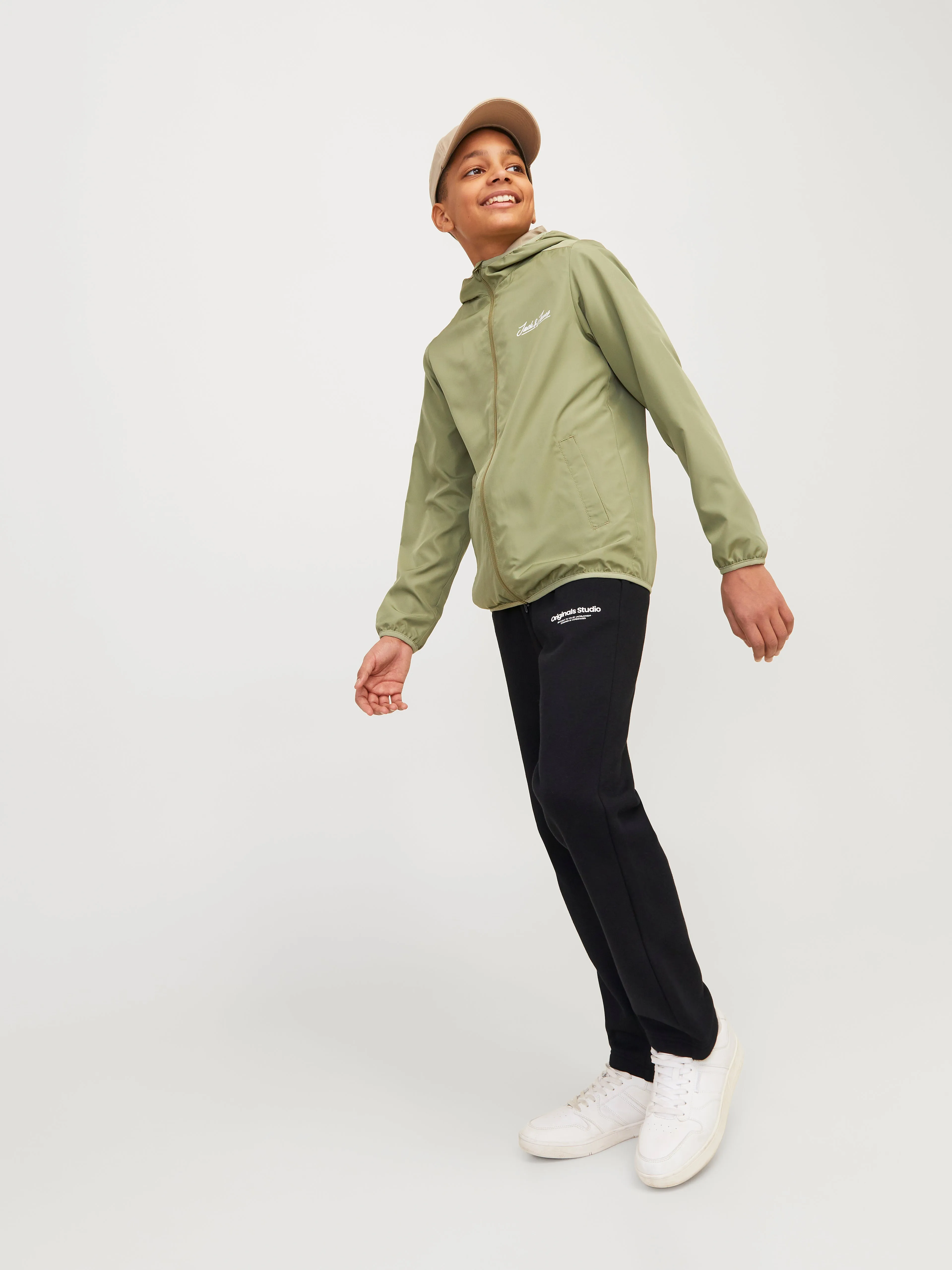 Pantalones de ajuste relajado Junior | Negro | Jack & Jones®