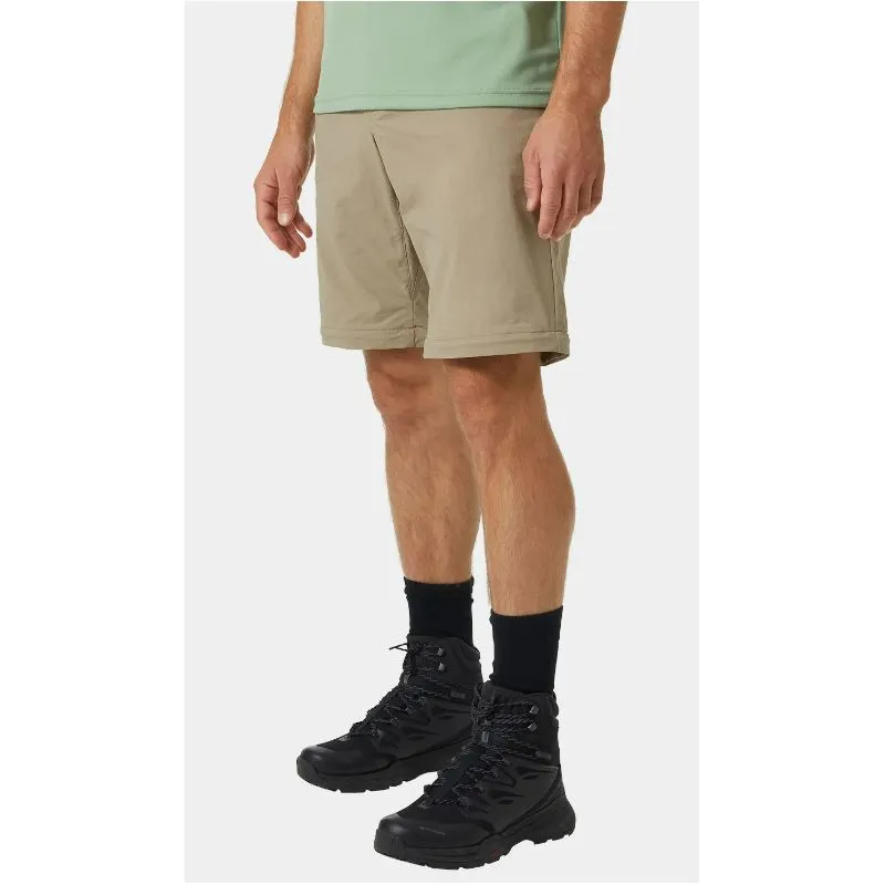 Pantalones de montaña para hombre Helly Hansen Brono Softshell Zip Off Pant (Pebble)