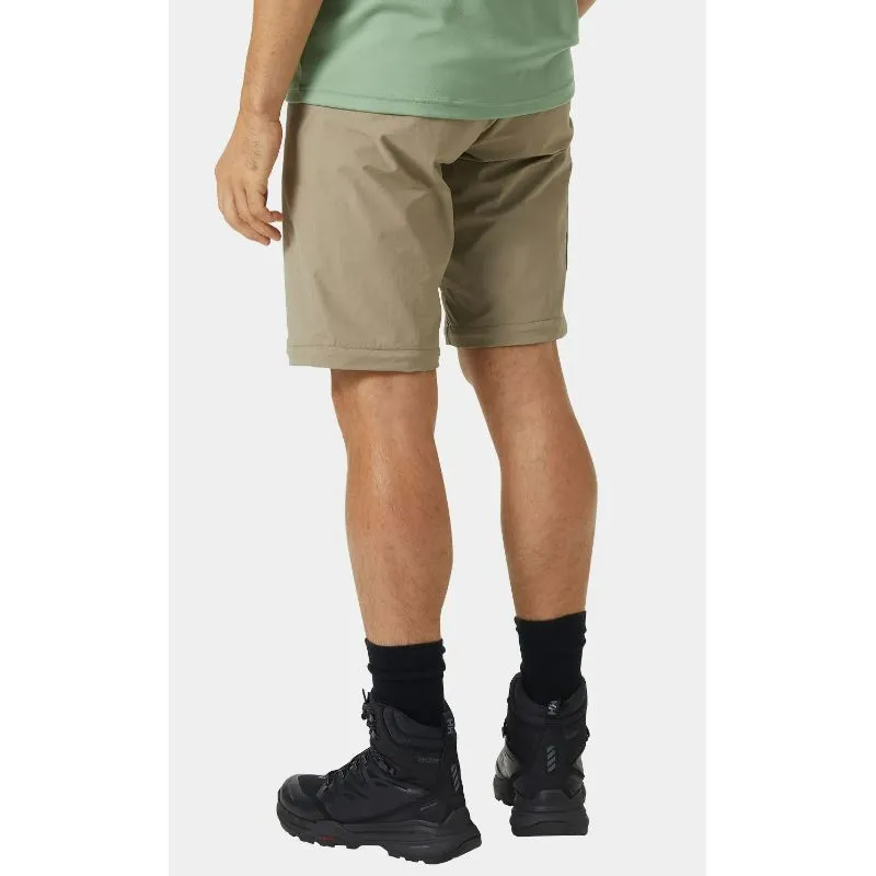 Pantalones de montaña para hombre Helly Hansen Brono Softshell Zip Off Pant (Pebble)