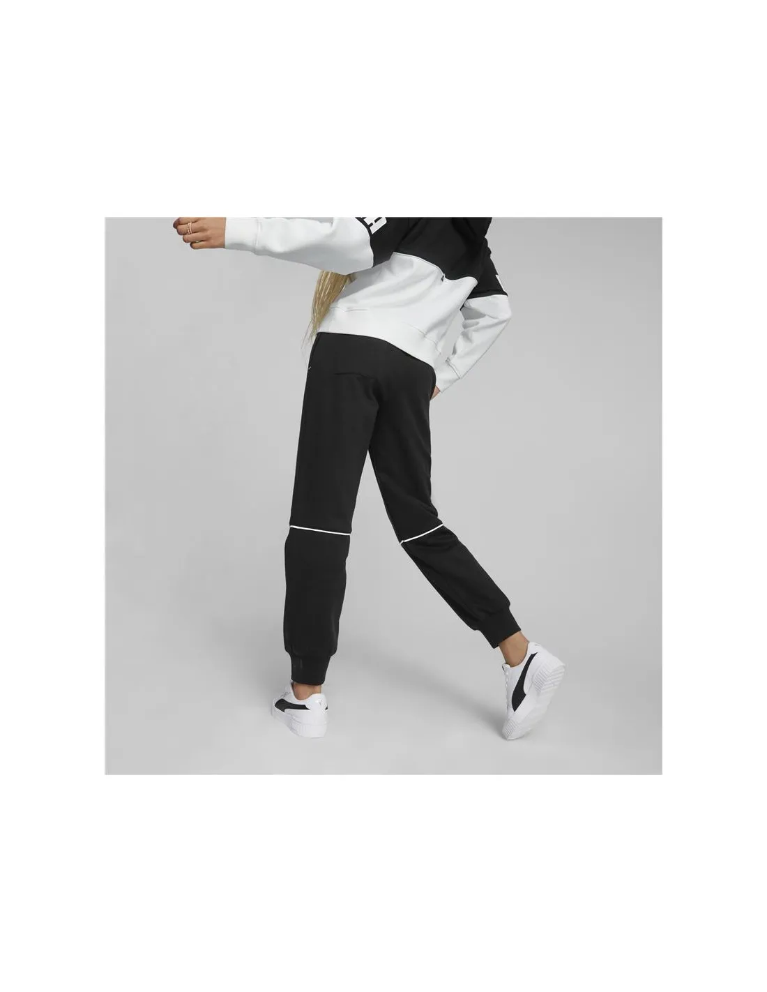 Pantalones Puma Power Colorblock Mujer BK