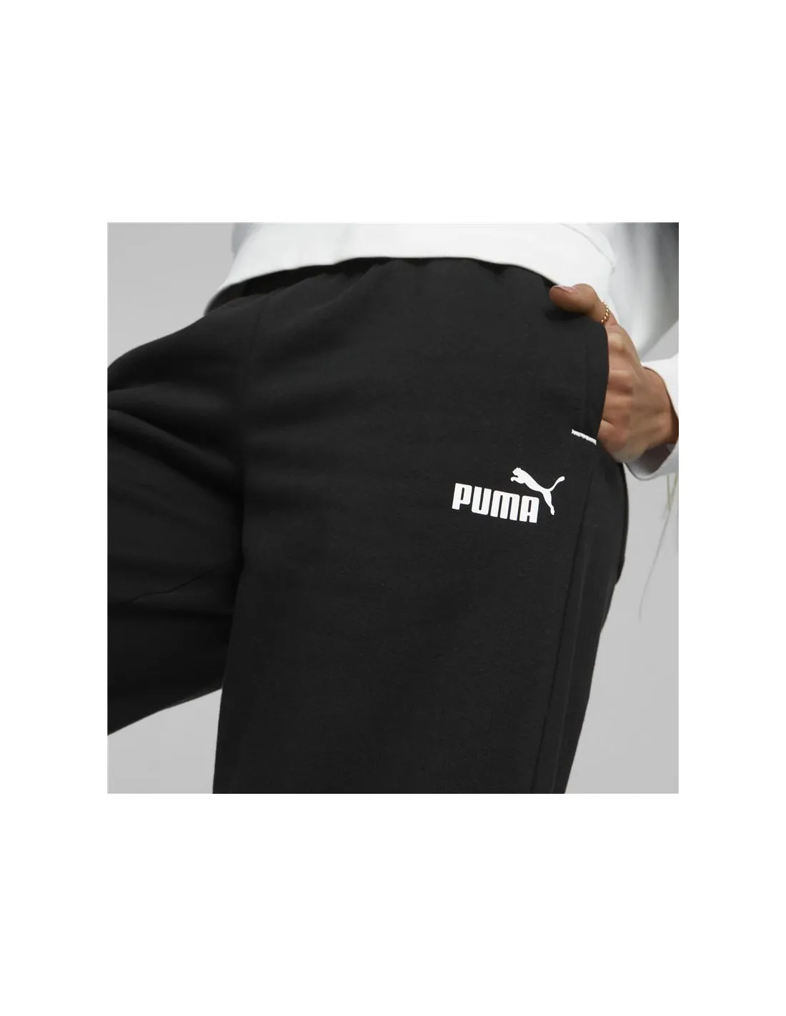 Pantalones Puma Power Colorblock Mujer BK