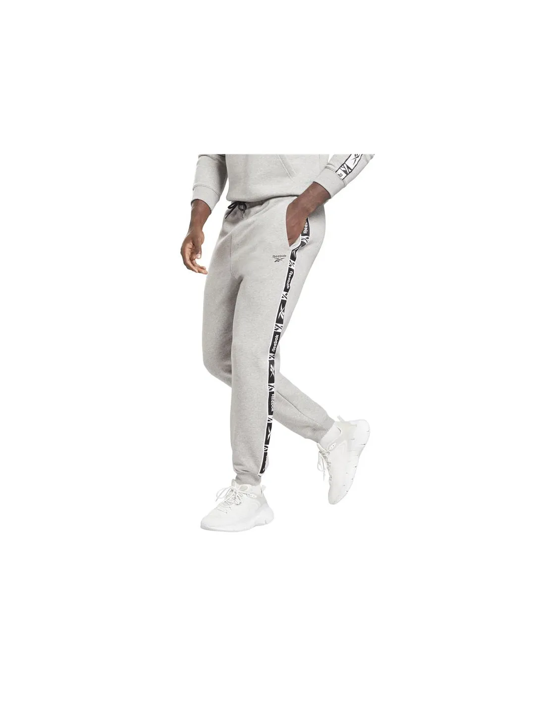 Pantalones Reebok Identity Tape M Grey