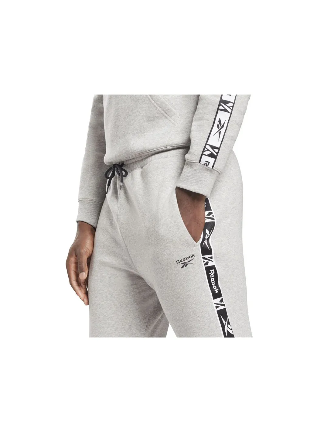 Pantalones Reebok Identity Tape M Grey