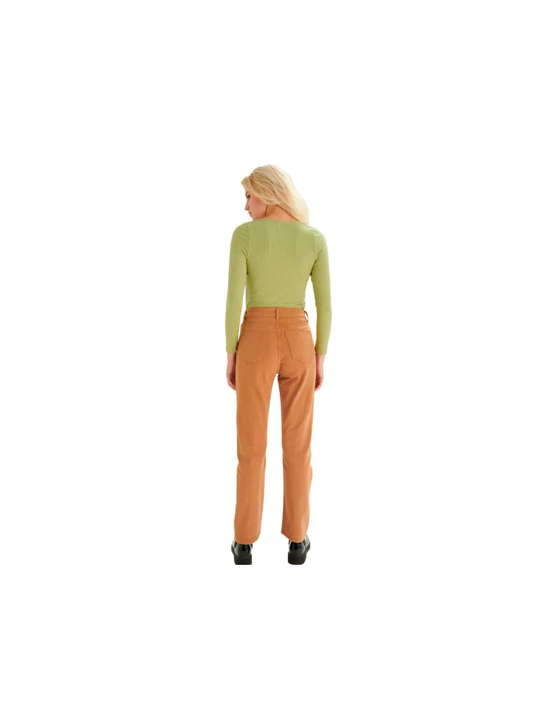 Pantalón 24Colours Mujer brown