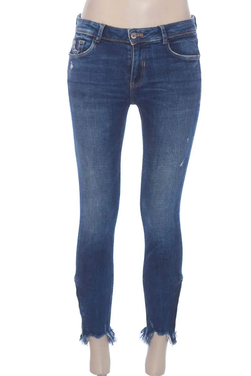 PANTALóN COLOR AZUL  ZARA