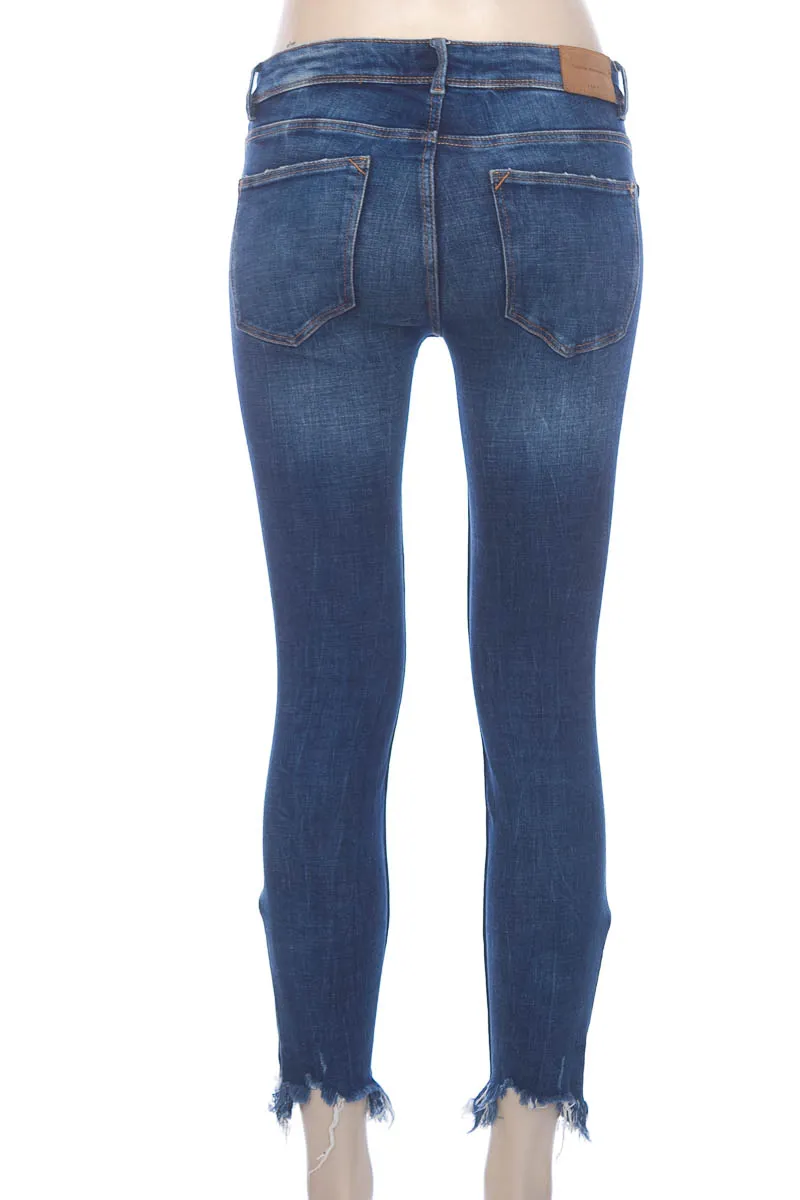 PANTALóN COLOR AZUL  ZARA