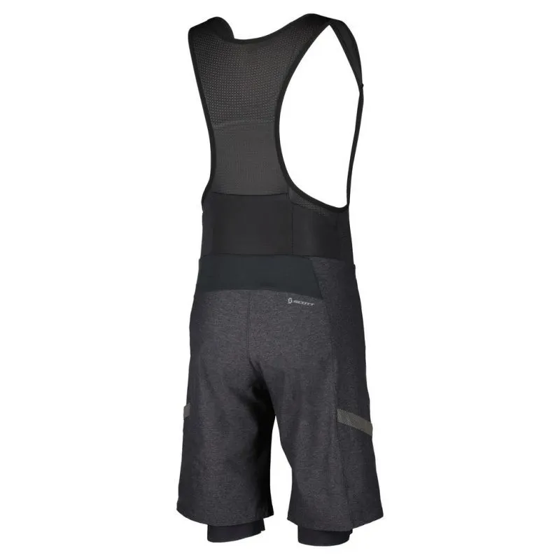 Pantalón corto Gravel Scott Hybrid +++ para hombre (negro/gris oscuro)