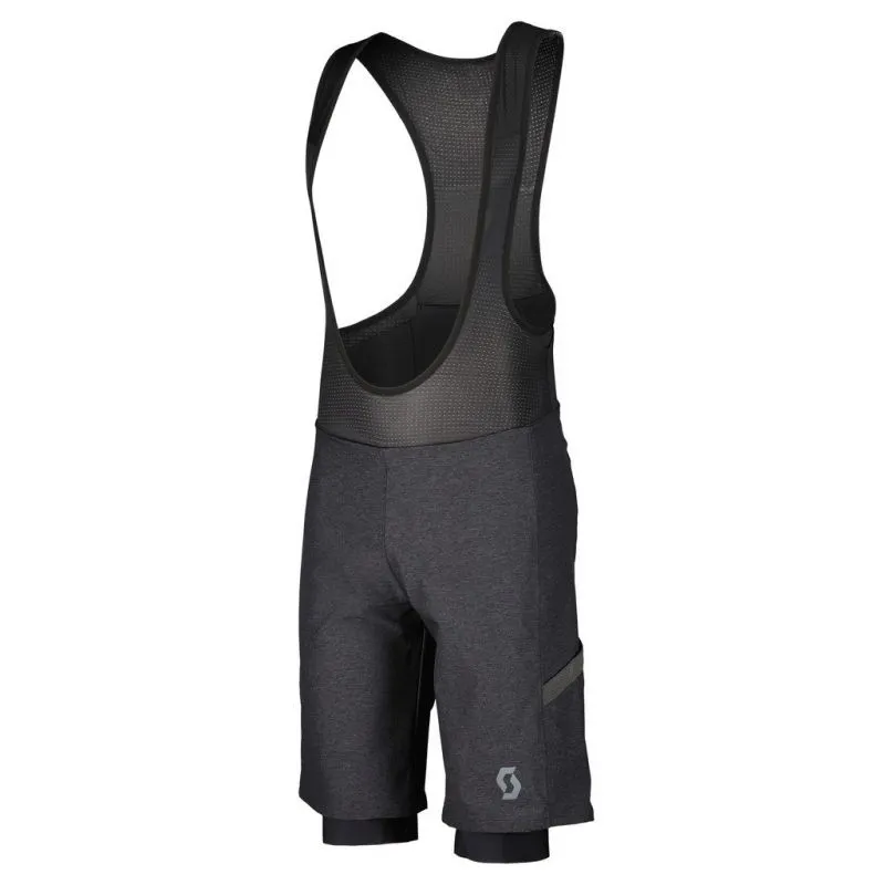 Pantalón corto Gravel Scott Hybrid +++ para hombre (negro/gris oscuro)