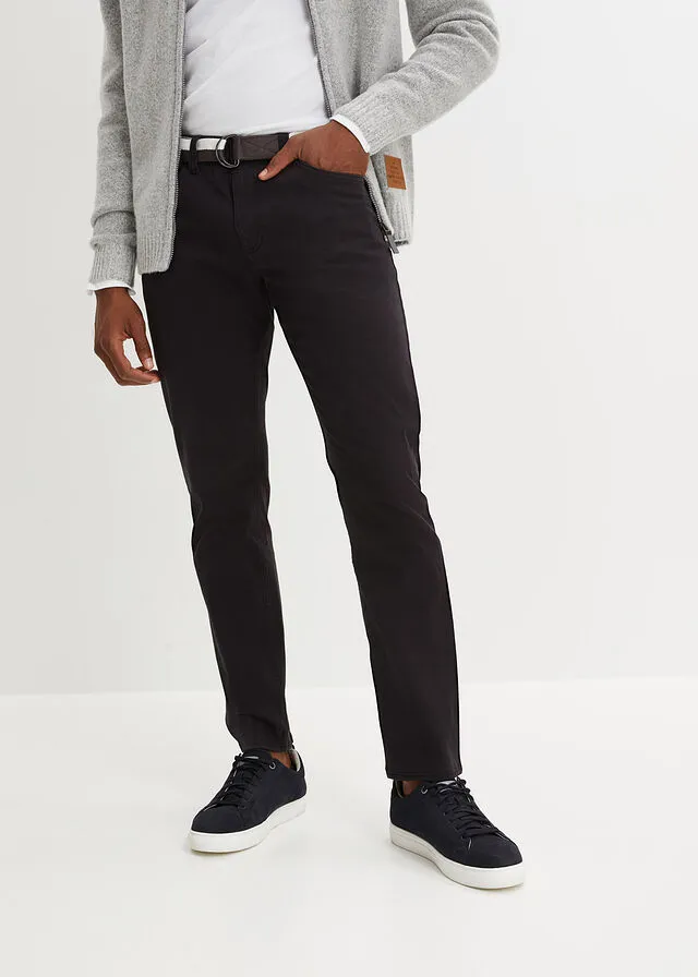 Pantalón elástico Negro