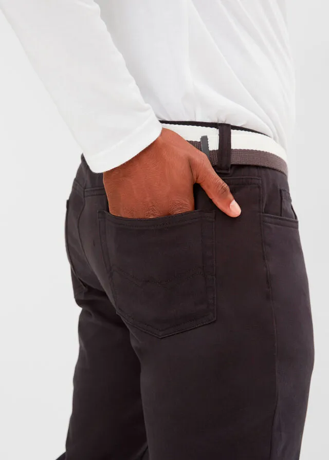 Pantalón elástico Negro