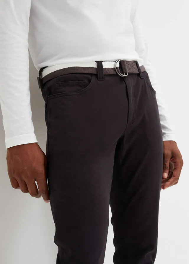 Pantalón elástico Negro