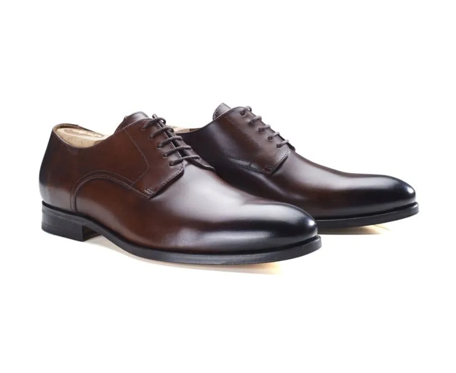 PATINA CHOCOLATE DERBY SHOES  PENFORD