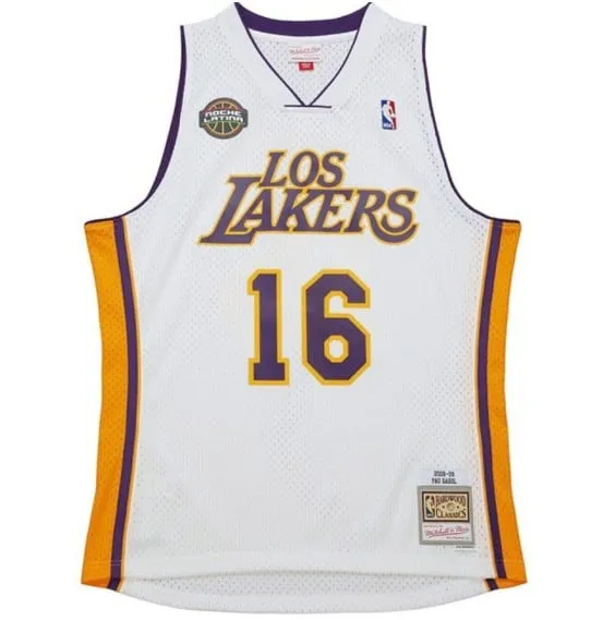 PAU GASOL LOS ANGELES LAKERS 0809 NOCHE LATINA SWINGMAN