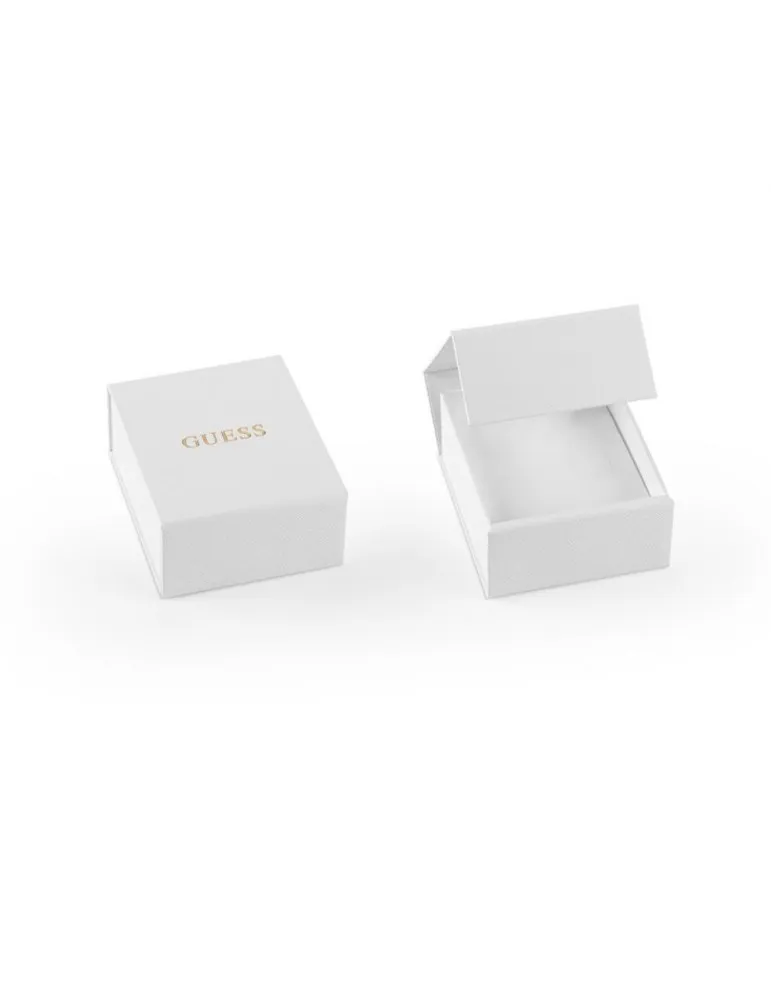 Pendientes Aros Guess Grandes Mujer Acero Dorado JUBE04199