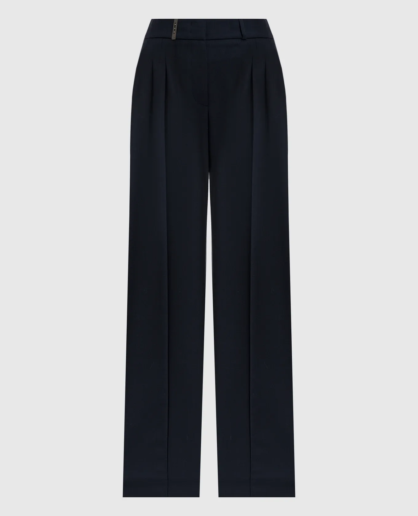 Peserico Blue pants with wool