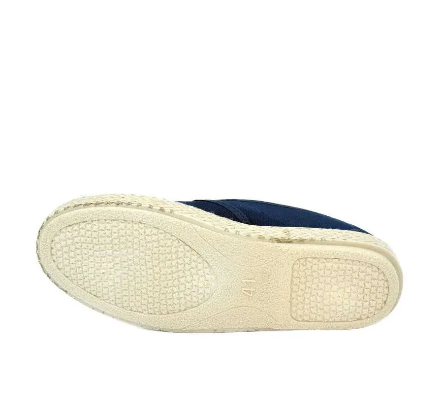PLAYERA DE CALLE PARA HOMBRE ZAPATILLA COPETE ELÁSTICOS LONA MARINO 23075