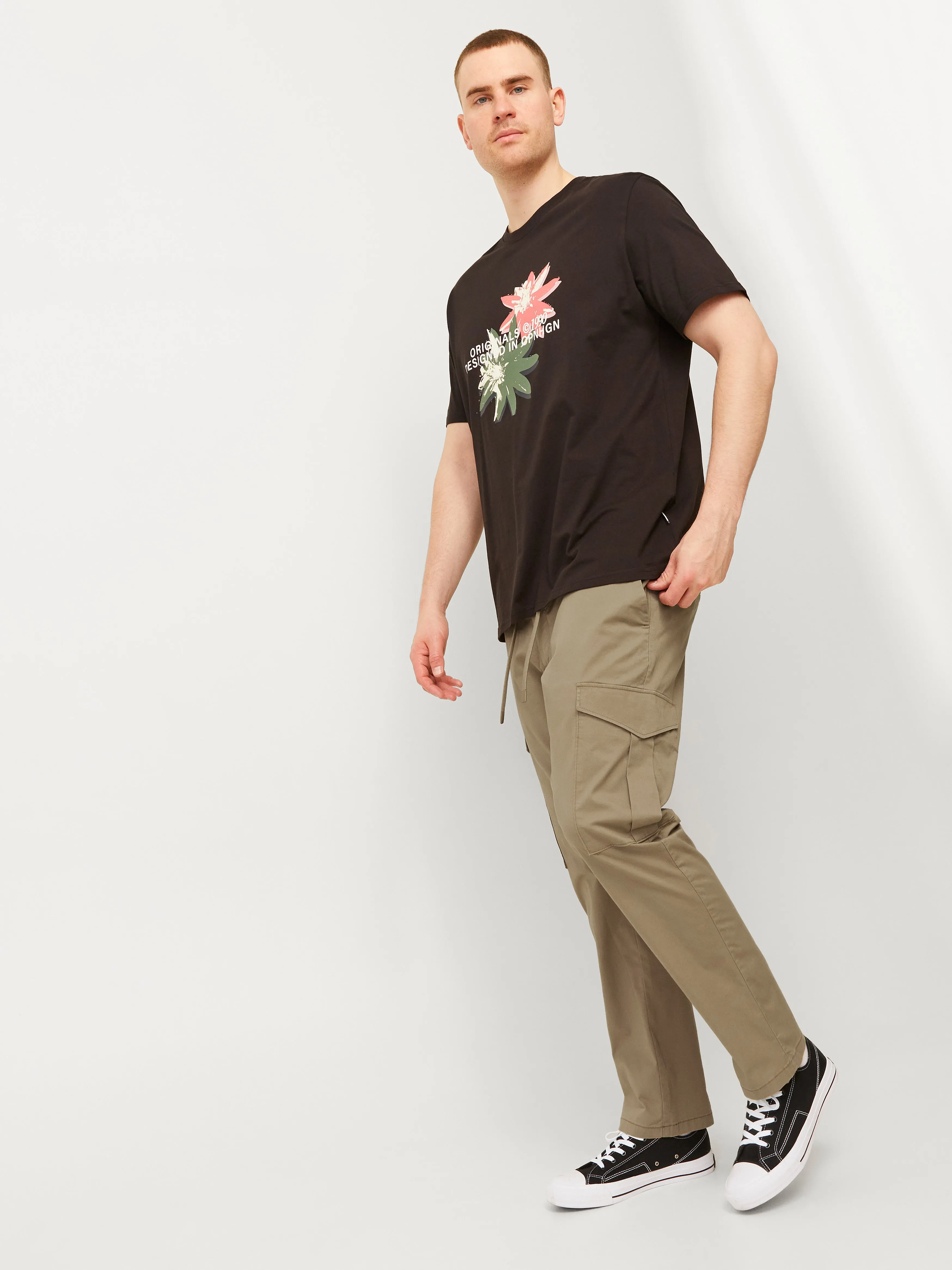 Plus Pantalones cargo Corte cargo | Beige | Jack & Jones®