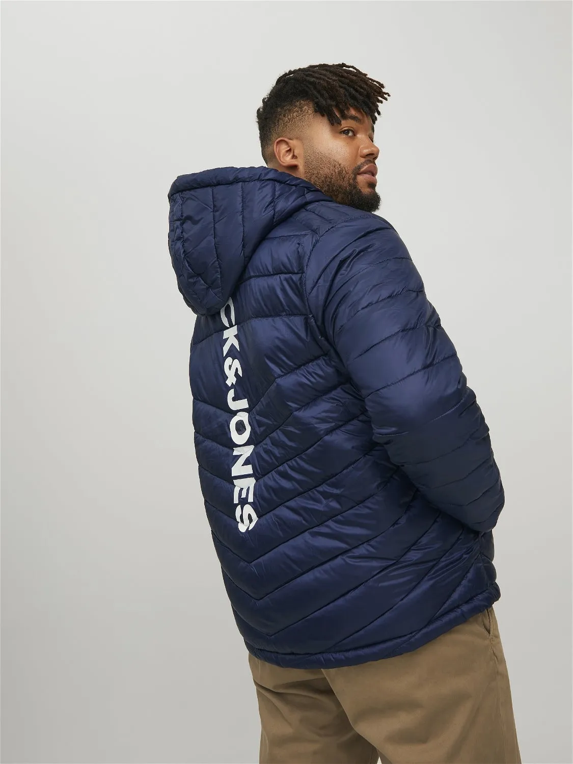 Plus Size Chaqueta corta acolchada | Azul oscuro | Jack & Jones®