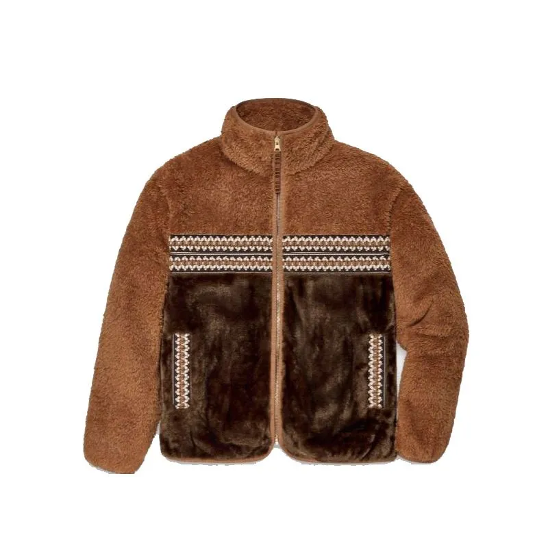 Polar de mujer UGG MARLENE SHERPA (trenzado heritage castaño)