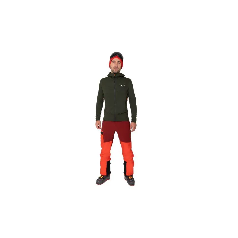 polar hombre Salewa CHAQUETA PUEZ PL HD (oliva oscuro)