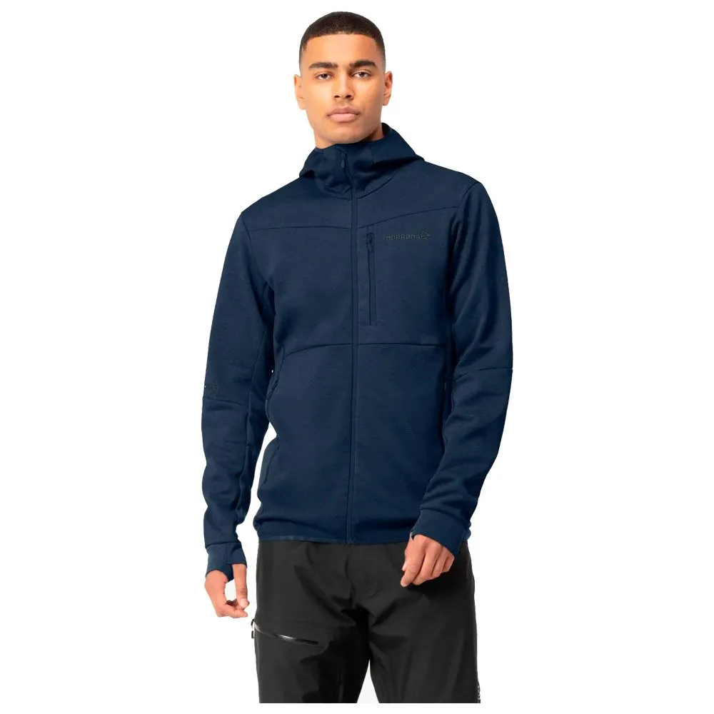 Polar Norrona Falketind Warm2 Octa Hood M's Indigo Night